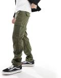 [Dickies] Dickies Millerville cargo pants in green W28 MILITARY GR
