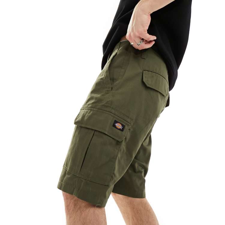 Dickies millerville cargo shorts in dark khaki ASOS