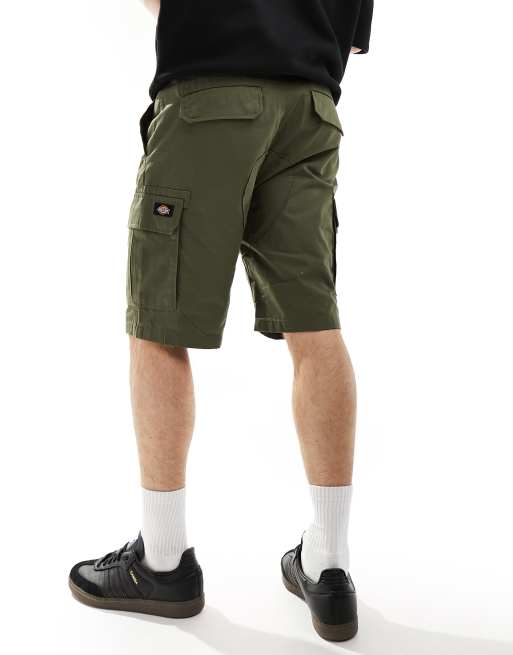 Dickies millerville cargo shorts in dark khaki ASOS