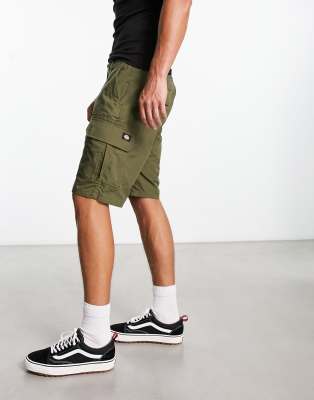 Dickies millerville cargo shorts in military green - ASOS Price Checker