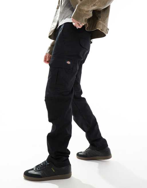 Dickies – Millerville – Czarne spodnie bojówki