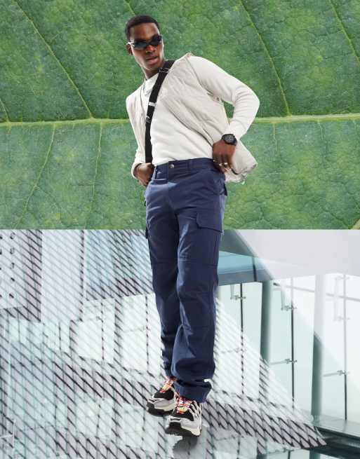 Dickies – Millerville – Granatowe spodnie bojówki