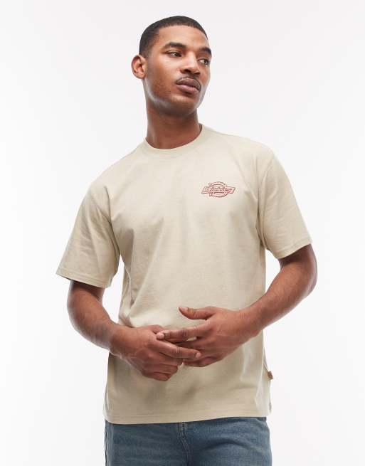 Dickies – Millville – T-Shirt in Wollweiß mit Rückenprint, 3 von 5