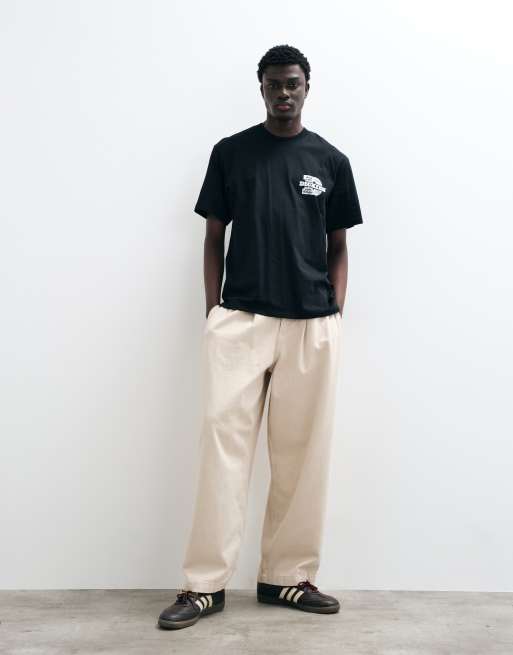 Dickies Minden T-shirt z nadrukiem, krótki rękaw, czarny, 3 z 5