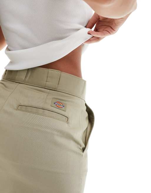 Dickies mini work skirt in beige tan, 5 of 5