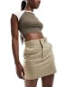 Dickies work mini skirt in beige | ASOS