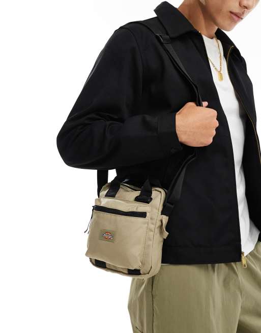 Dickies moreauville cross body bag in beige, 4 of 4