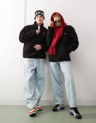 Dickies Dickies mountain hope high pile fleece jacket in black
