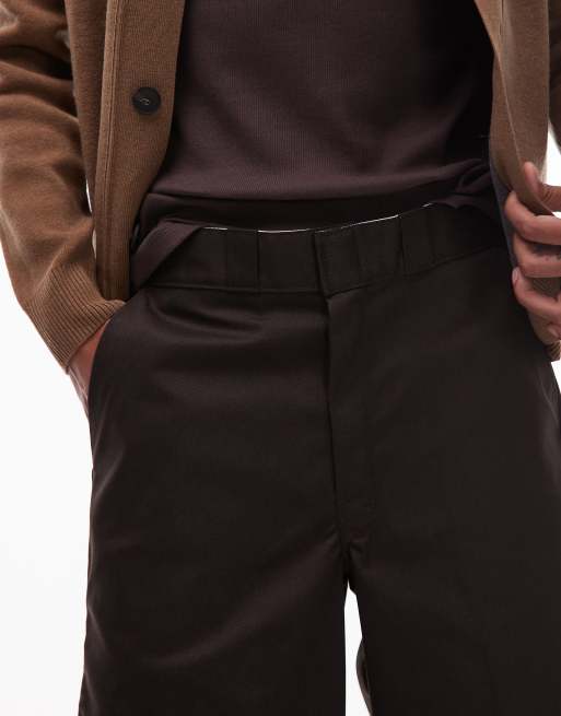 Dickies Multi Pocket Work 13 inch shorts in dark brown, 3 of 5