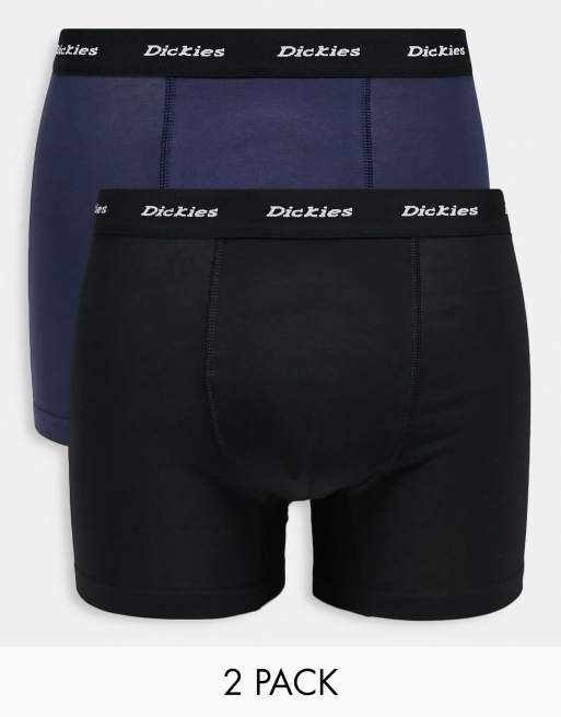 Dickies - Multipakke med 2 par boksershorts i sort og blå