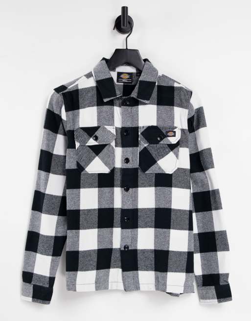 Dickies New Sacramento shirt in black/white