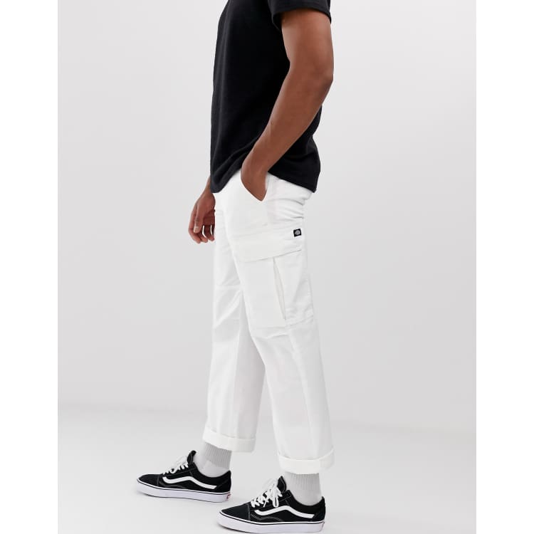 White dickies cargo on sale pants