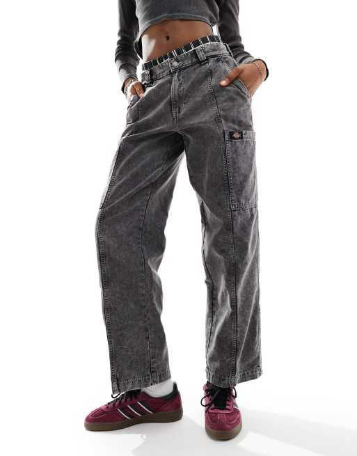 Dickies - Newington - Broek met zakdetails in zwarte wassing, 4 van 5