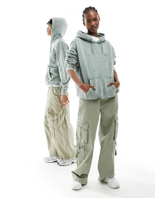 Dickies newington hoodie in dark green wash ASOS