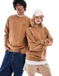 [Dickies] Dickies Newington sweatshirt in washed brown XS BROWN