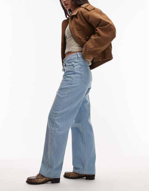 Dickies – – Niebieskie luźne jeansy o prostym kroju w stylu vintage, 2 z 5