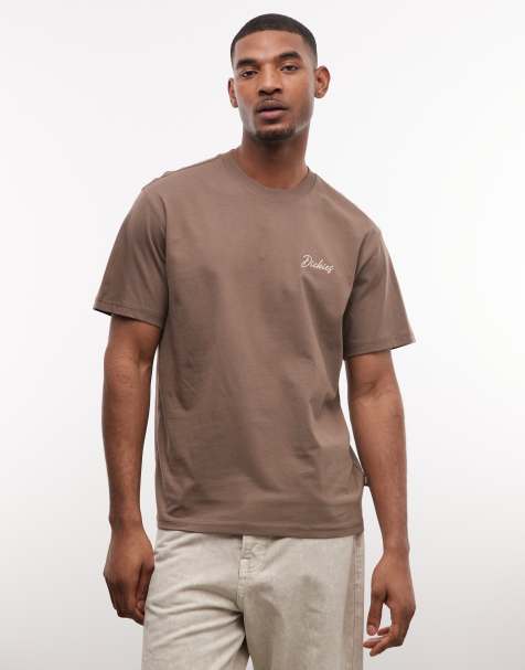 Dickies – North Madison – Brun t-shirt - exklusivt hos ASOS - view 1