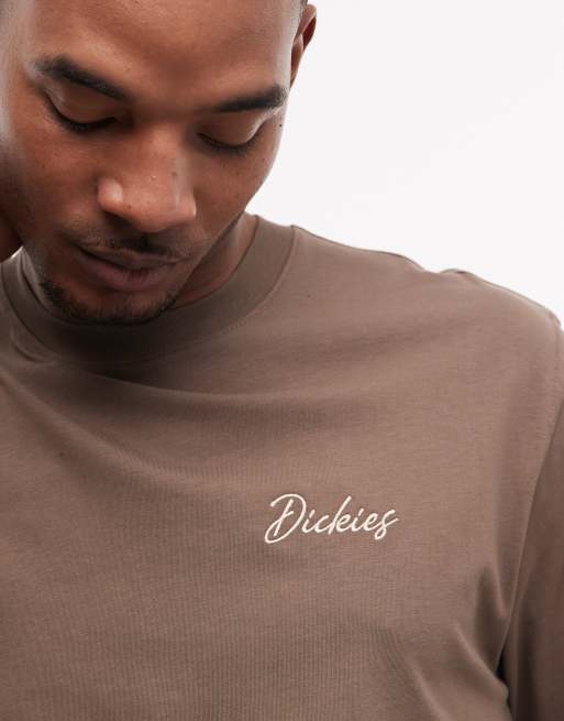 Dickies - North Madison - T-shirt in bruin, exclusief bij ASOS, 3 van 5