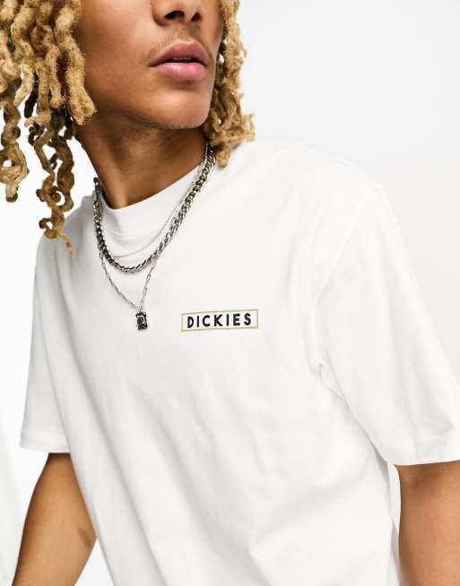 Dickies north plain short sleeve back print t shirt in white exclusive to asos ASOS