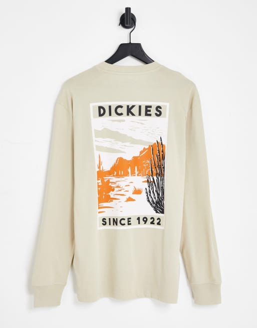 Dickies – North Plains – Langärmliges Shirt in Beige, exklusiv bei ASOS