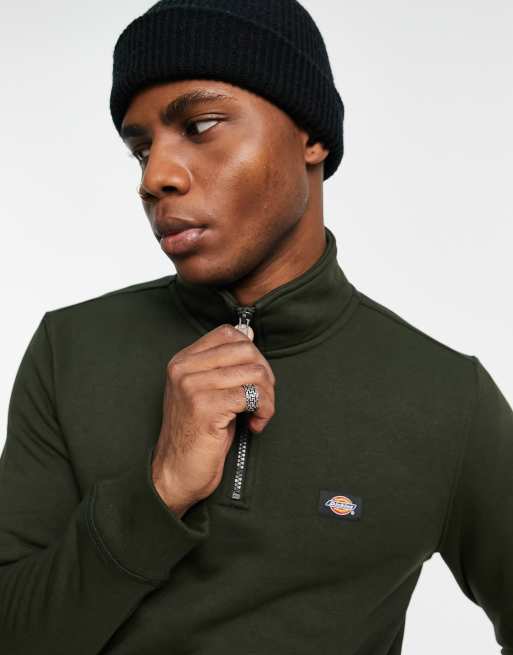 Olive green quarter outlet zip