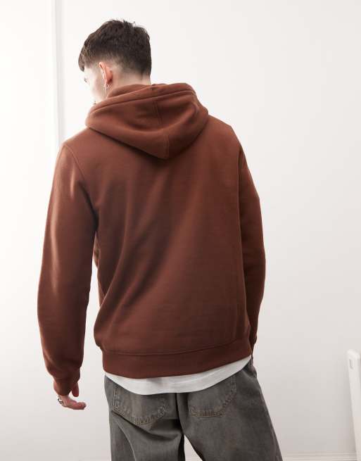 Dickies – Oakport – Brązowa bluza z kapturem i małym logo, 2 z 4