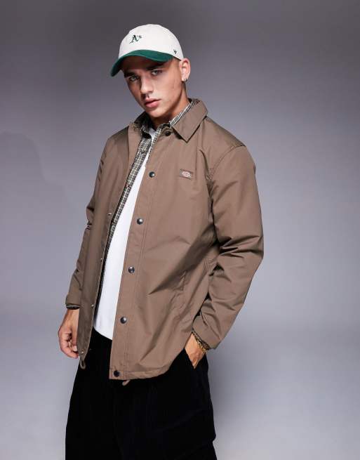 Dickies – Oakport – Brązowa kurtka trenerska – Tylko w ASOS