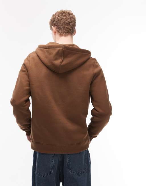 Dickies - Oakport - Brun hættetrøje med lynlås, 3 af 5