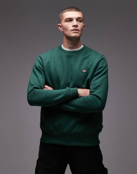 Dickies oakport sweatshirt in dark green