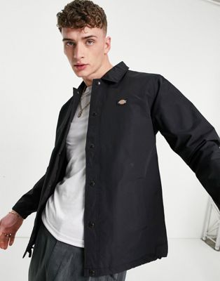 Dickies Oakport coach jacket in black - ASOS Price Checker