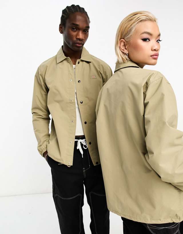 Dickies - oakport coach jacket in khaki