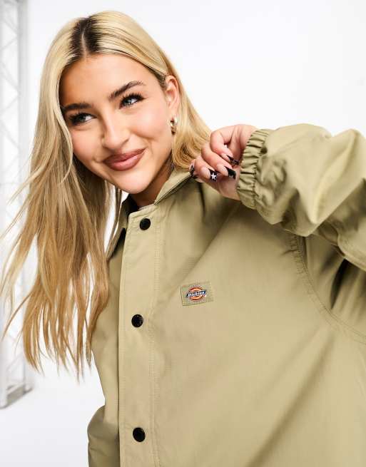 Dickies Oakport coach jacket in khaki