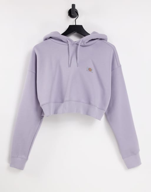 Lilac cropped hoodie new arrivals