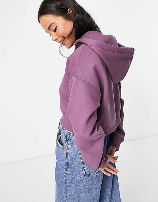 Women Dickies Oakport cropped hoodie in purple Exclusive at  