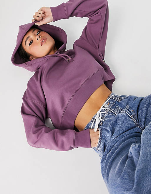 Women Dickies Oakport cropped hoodie in purple Exclusive at  