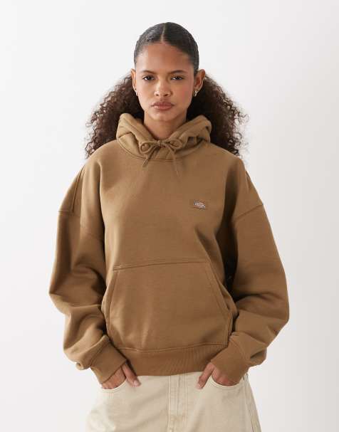 Dickies - Oakport - Felpa con cappuccio marrone - view 1