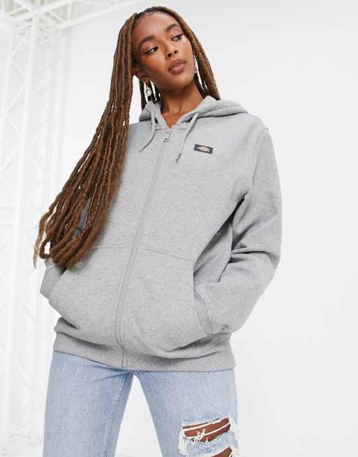 Dickies Oakport Full Zip Hoodie In Gray Asos 3233