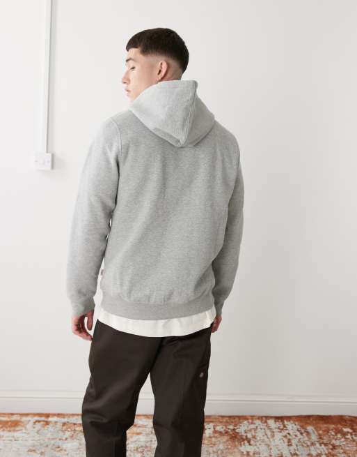 Dickies – Oakport – Grå huvtröja med liten logga, 3 av 4