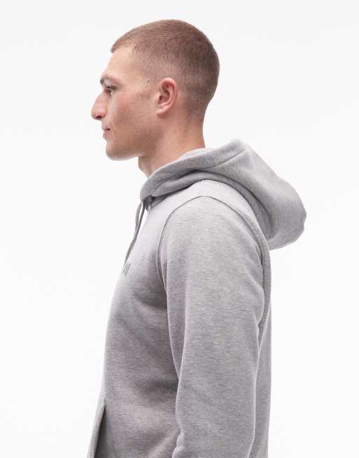Dickies - Oakport - Gråmeleret hættetrøje med lille logo, 4 af 5