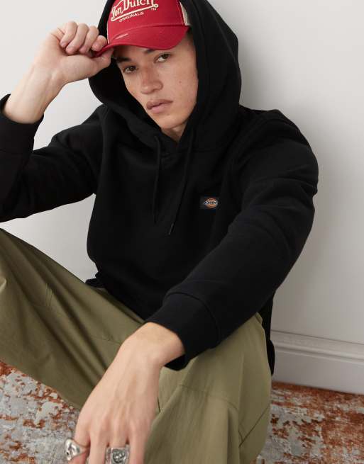 Dickies - Oakport - Hoodie met klein logo in zwart, 2 van 4