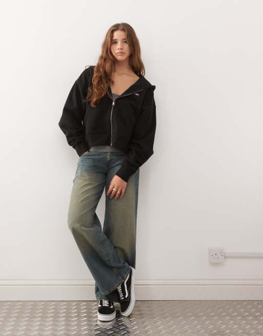 Dickies - Oakport - Hoodie met rits in zwart, 2 van 4