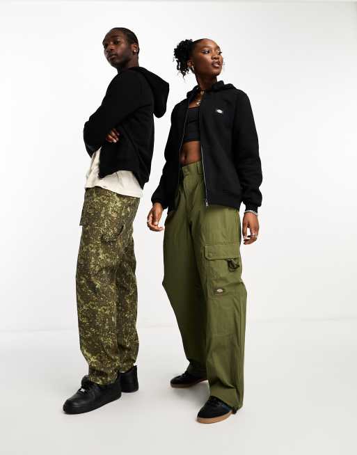 Dickies - Oakport - Hoodie met rits in zwart, 2 van 4