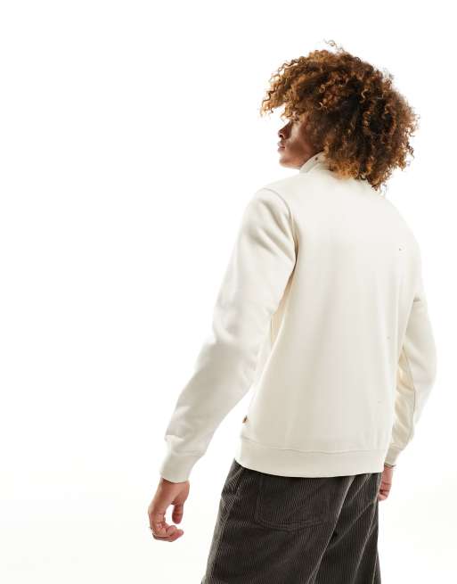 Dickies – Oakport – Sandfärgad sweatshirt i fleece med 1/4-lång dragkedja, 4 av 4