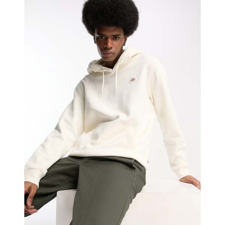 Dickies oakport small logo hoodie in off white ASOS