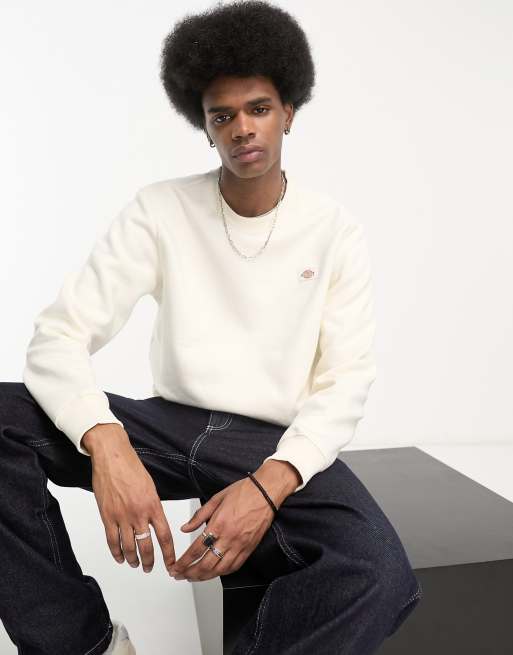 Nike small best sale logo sweatshirt