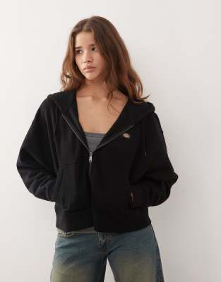 Dickies - Oakport - Sweat à capuche avec fermeture éclair - Noir