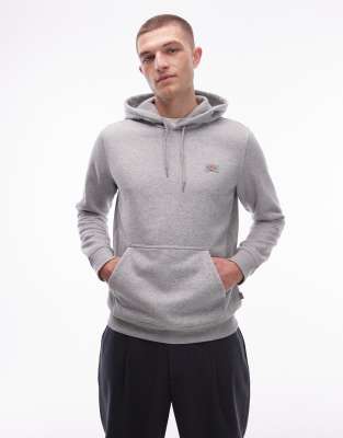 Sweat zippé - DICKIES - Gris - Homme - Manches longues - Col capuche Grey - Prêt-à-Porter