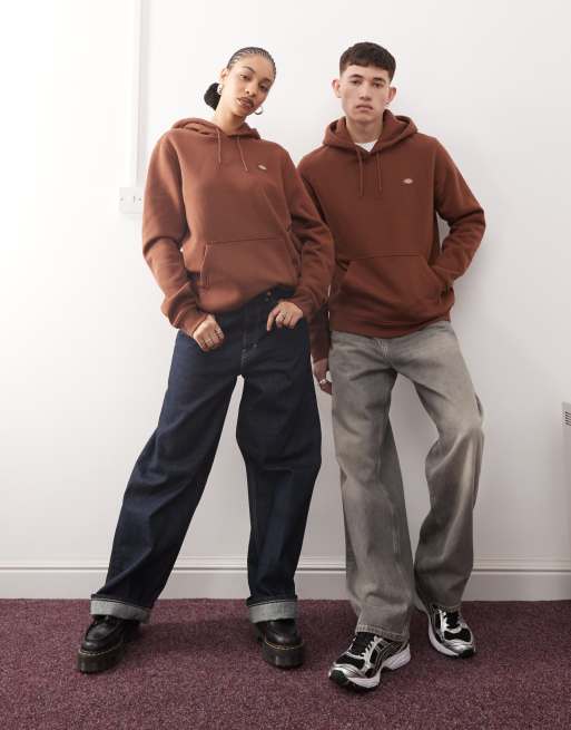 Dickies - Oakport - Sweat à capuche avec petit logo - Marron cappuccino, 4 de 4