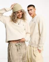 Lacoste - Sweat style polaire à col zippé - Marron