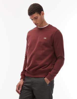 Dickies Dickies oakport sweatshirt in burgundy-Red